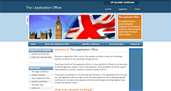 Desktop Screenshot of legalisationoffice.org.uk